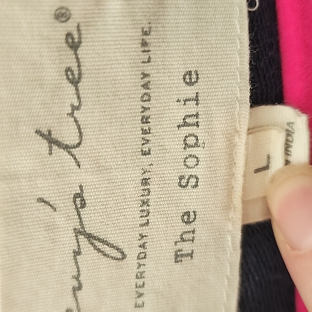 Evy's Tree Sophie Navy Blue Hooded Jacket L - Picture 2 of 6